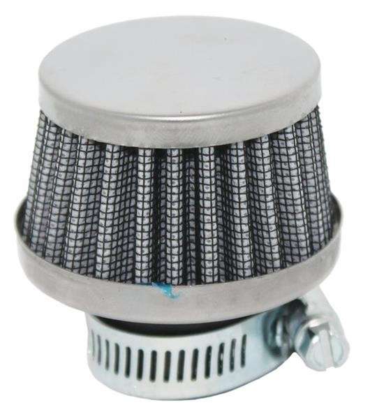 Air Filter Breather - 25mm - Chrome