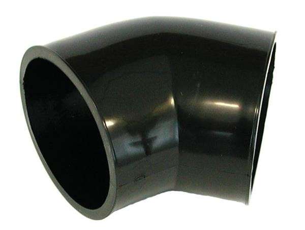 Rubber Joining Sleeve - 45 Degree - Black