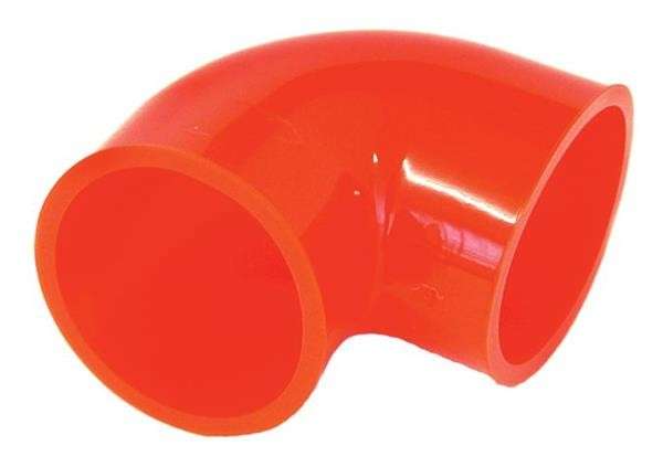Rubber Joining Sleeve - 90 Degree - Red