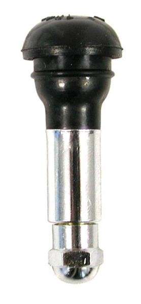 Tyre Valve Stem -38mm - Chrome - 100 Pack
