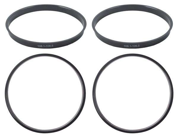 Spigot Ring Set of 4 (4x4) [106.5 / 108.1mm]