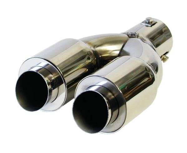 Twin Exhaust Tail Piece - 63.5mm Inlet