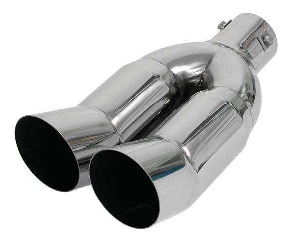Twin Exhaust Tail Piece - 60mm Inlet