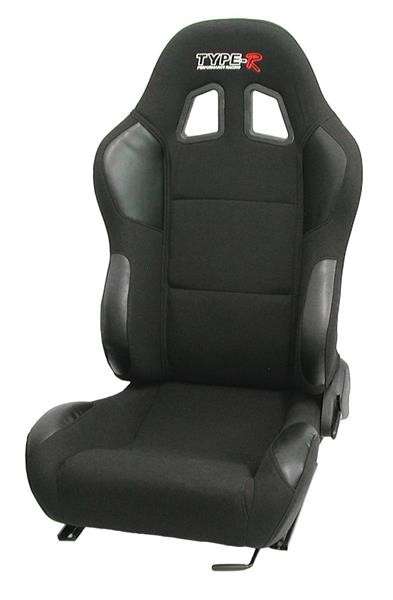 Reclining Racing Seat - Black