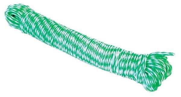 Ski Rope - Green/White - 5mm x 20m