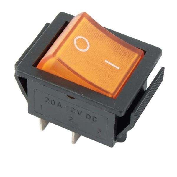 Rocker Switch - Amber