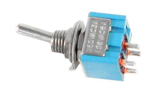 Toggle Switch - Mini - On / Off - 4 Pin