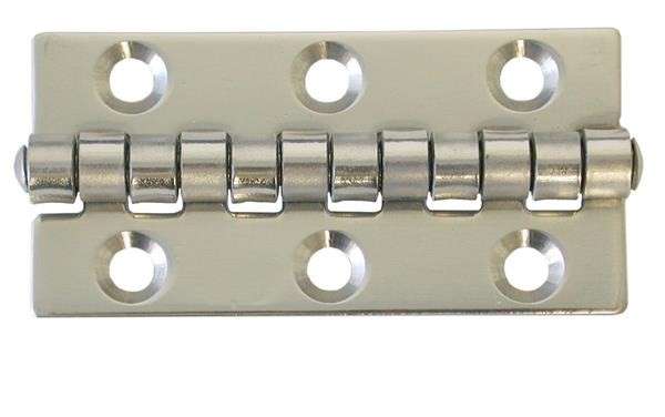 Butt Hinge - 316 Stainless Steel - 58mm x 30mm