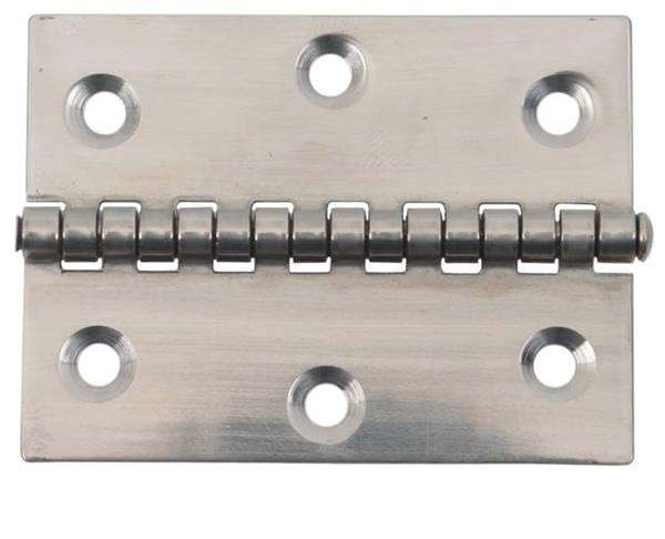Butt Hinge - 316 Stainless Steel - 79mm x 60mm