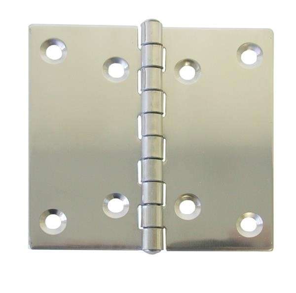 Butt Hinge - 316 Stainless Steel - 99mm x 98mm