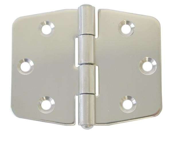 Door Hinge - 74mm x 60mm - Stainless Steel