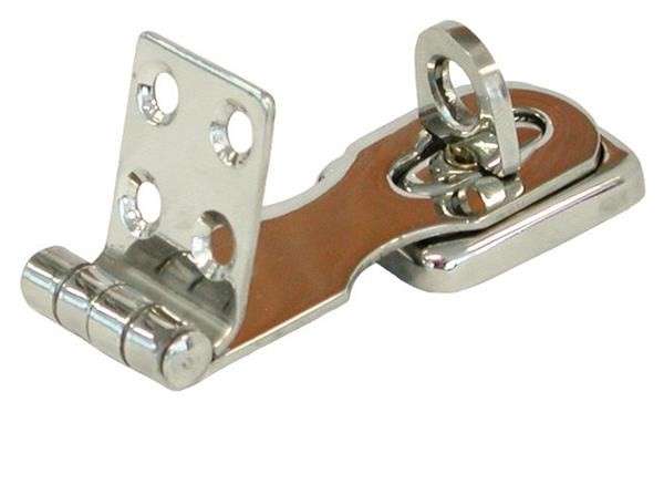 Hasp and Staple - 102mm x 28mm - Stainless Steel