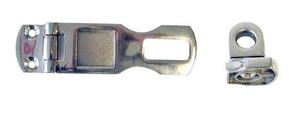 Hasp and Staple - 101mm x 27mm - Stainless Steel
