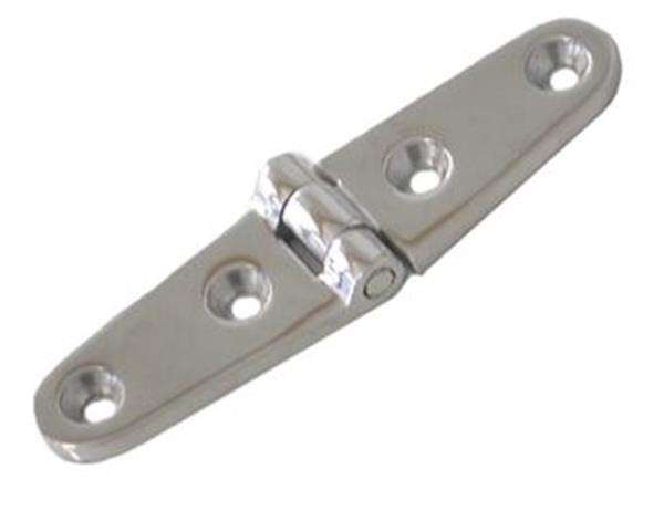 Strap Hinge - 100mm x 25mm - Stainless Steel