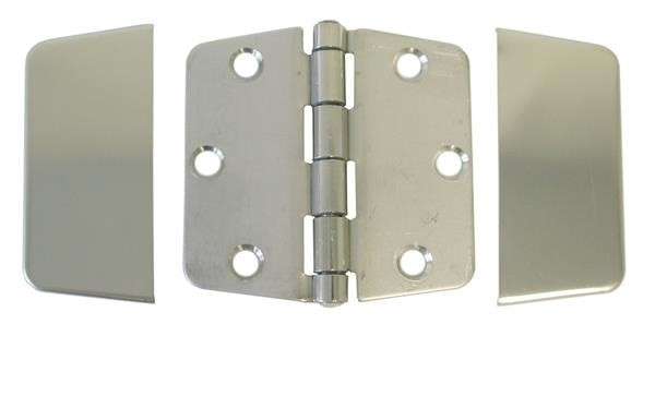 Door Hinge - 74mm x 74mm - Stainless Steel
