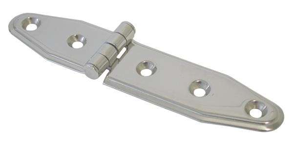 Strap Hinge - 132mm x 28mm - 316 Stainless Steel
