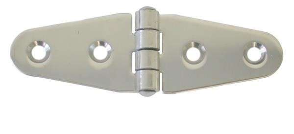 Strap Hinge - 100mm x 30mm - 316 Stainless Steel