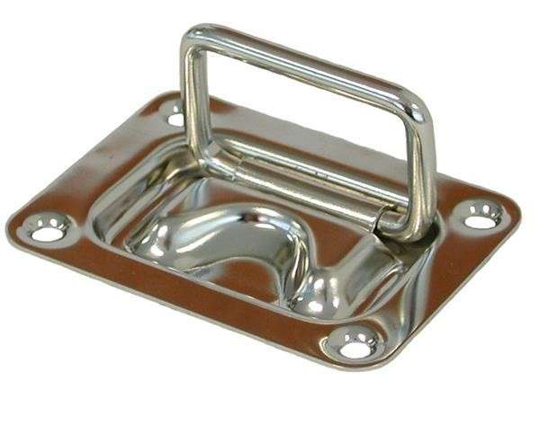 Pull Ring - 76mm x 57mm - Stainless Steel