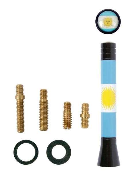 Aerial Mast - 8cm - with Argentina Flag