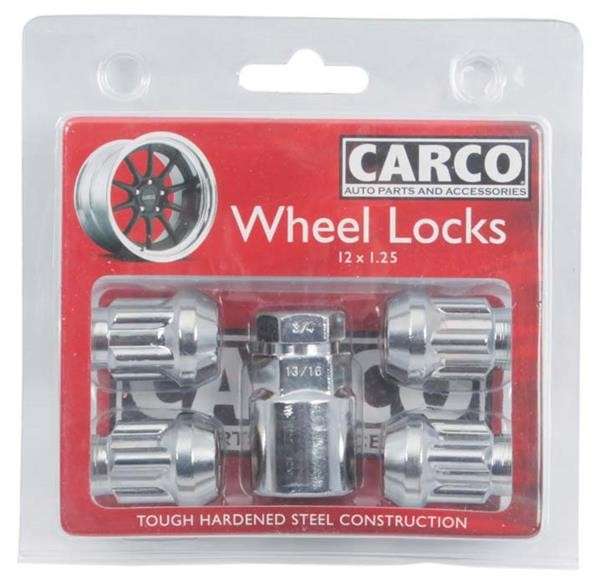 Locking Wheel Nut Set [19/21mm x 12mm x 1.25mm]