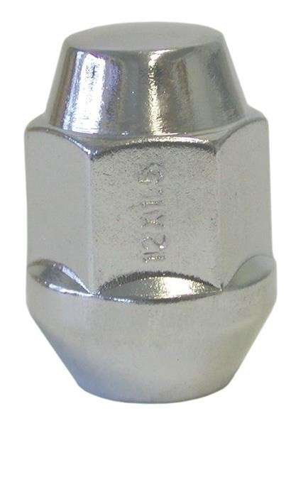Capped End Chrome Wheel Nut [21mm x 12mm x 1.5mm]