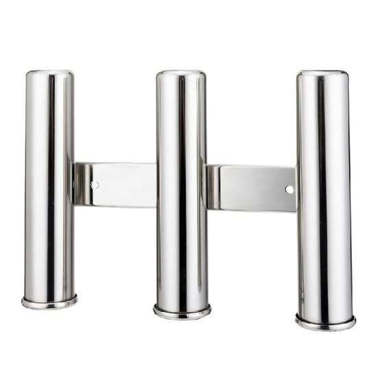 Rod Holder - 3 Rod - Heavy Duty - 316 Stainless Steel