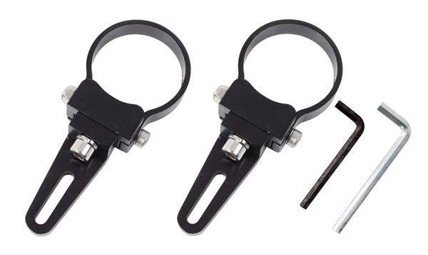 Spot Lamp Bracket Set - 51mm - Black - Aluminium