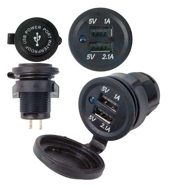 USB Charge Unit (Waterproof) 2 Port