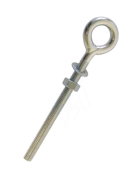 Long Welded Eye Bolt - 316SS - 150kg Load