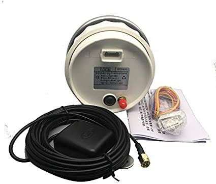 GPS Digital Speedometer with Compass - Black