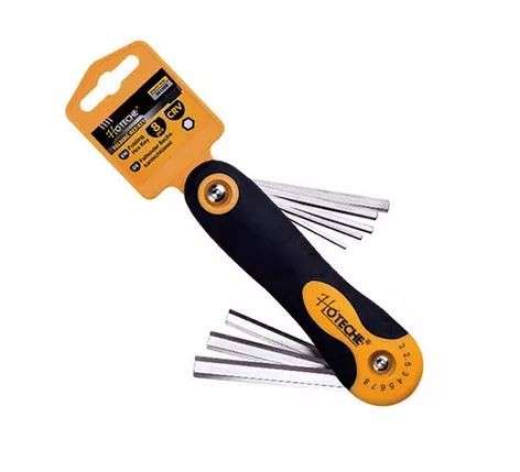 8 Piece Folding Hex Key Set