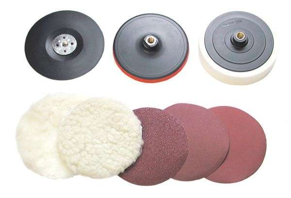 Polisher Kit 180mm 14X2 W/Sand Disc/Pads