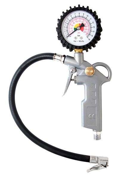 Tyre Inflator with Gauge - Italian