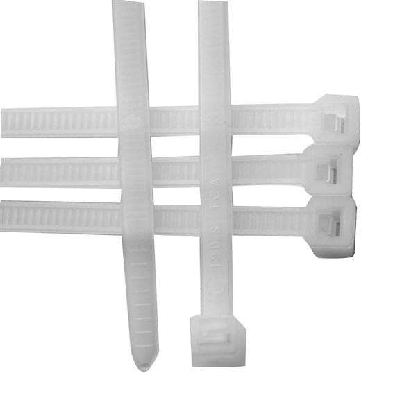 Cable Ties - 104mm x 2.5mm - 100 Pieces - White