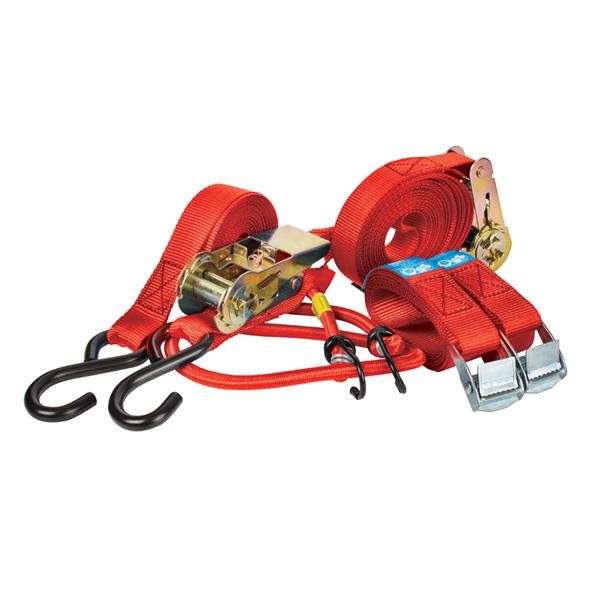 Ratchet Tie Down Set - 12 Piece