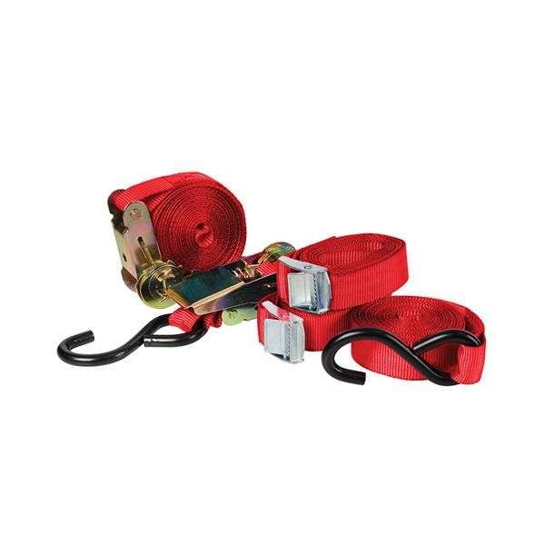 Ratchet Tie Down - 25mm x 5m - 4 Piece