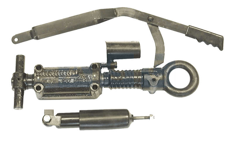 Trailer Eye Coupler with Shock and Brake Lever