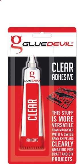 Glue Devil Clear Adhesive - 50ml Tube