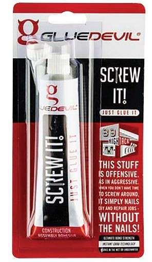 Glue Devil Screw It Just Glue It - White - 90ml