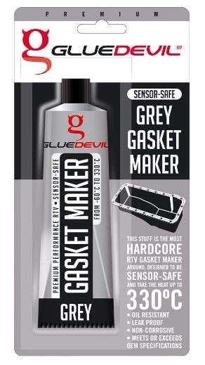 Glue Devil Gasket Maker - Grey - 70ml Tube
