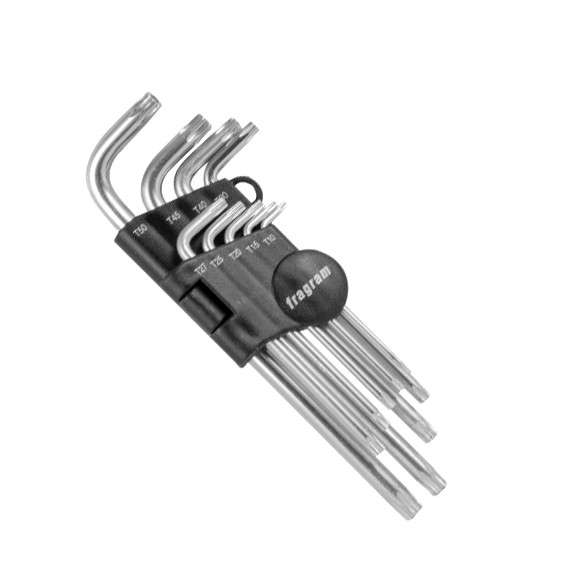 Long Security Torx Key Set - 9 Piece