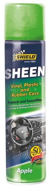 Shield Sheen Vinyl, Plastic and Rubber Care - Apple - 300ml