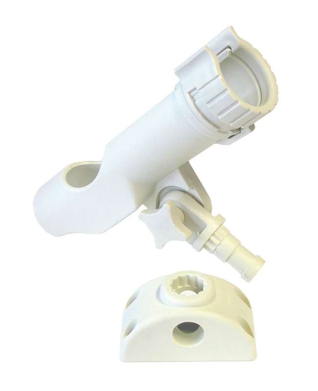 Rod Holder - Plastic - White