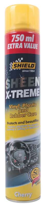 Shield Sheen X-Treme Vinyl, Plastic and Rubber Care - 750ml - Cherry