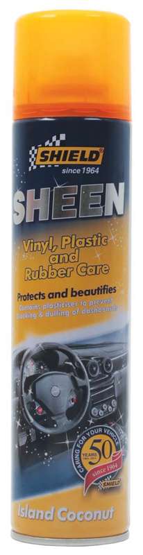 Shield Sheen Vinyl, Plastic and Rubber Care - Island Coconut - 300ml