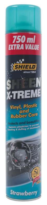Shield Sheen Vinyl, Plastic and Rubber Care - Strawberry - 750ml