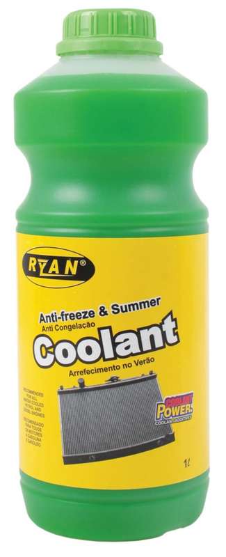 Ryan Anti-Freeze and Summer Coolant - Green - 1 Litre