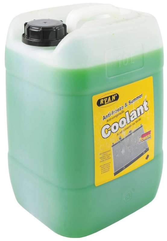 Ryan Anti-Freeze and Summer Coolant - Green - 10 Litre