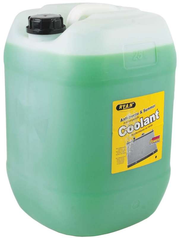 Ryan Anti-Freeze and Summer Coolant - Green - 25 Litre