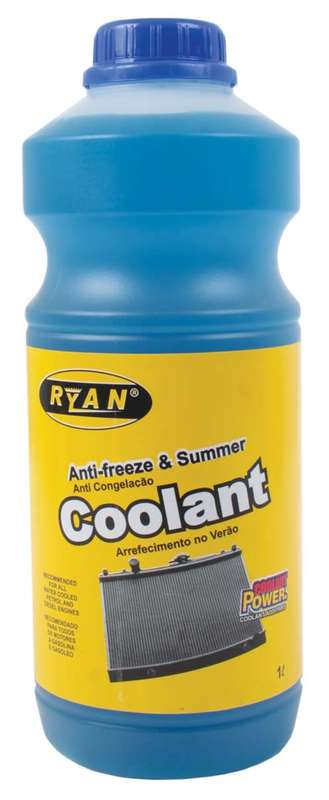 Ryan Anti-Freeze and Summer Coolant - Blue - 1 Litre